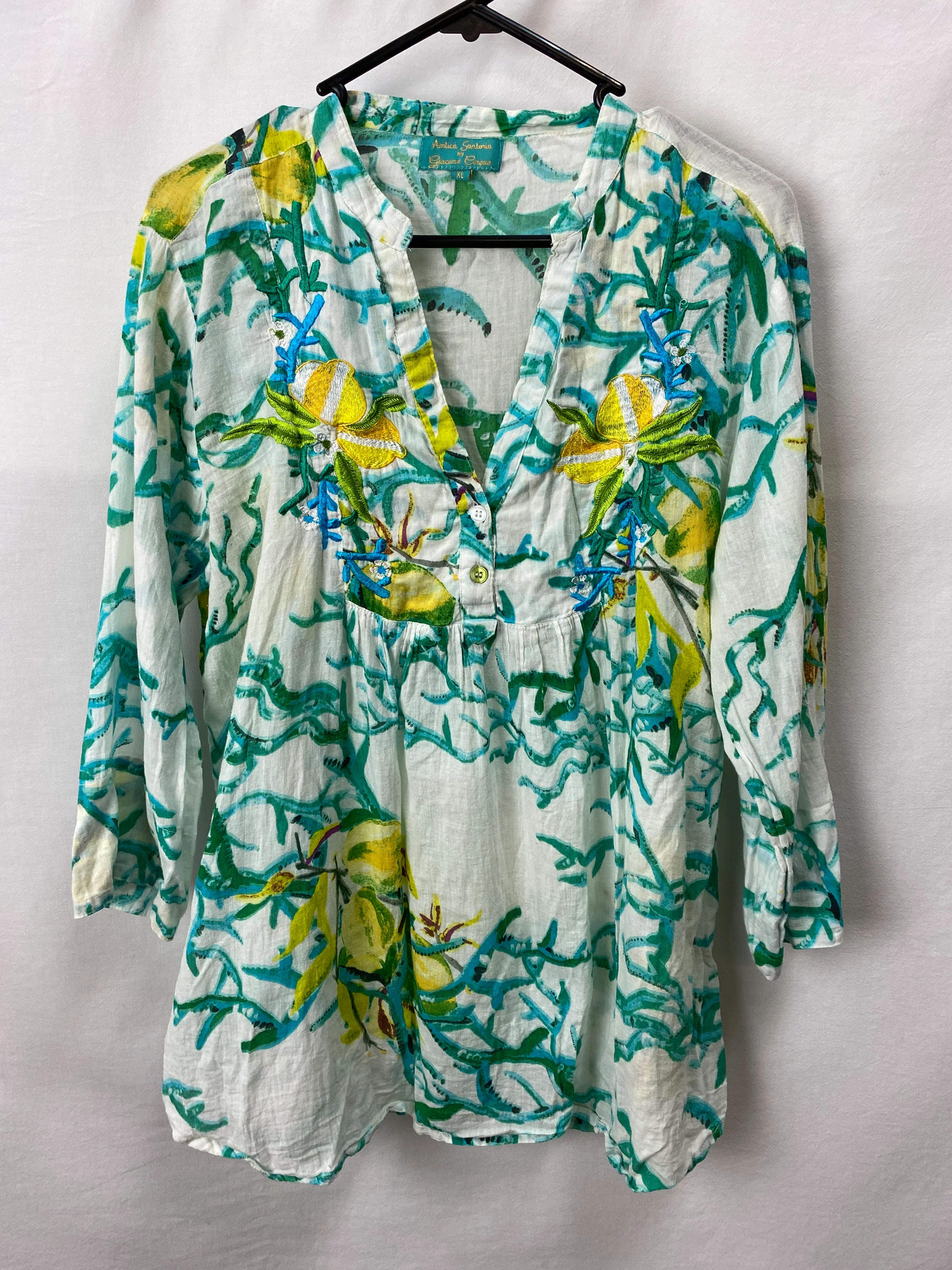 Antica Sartoria by Giacomo Cinque Womens Top Size XL