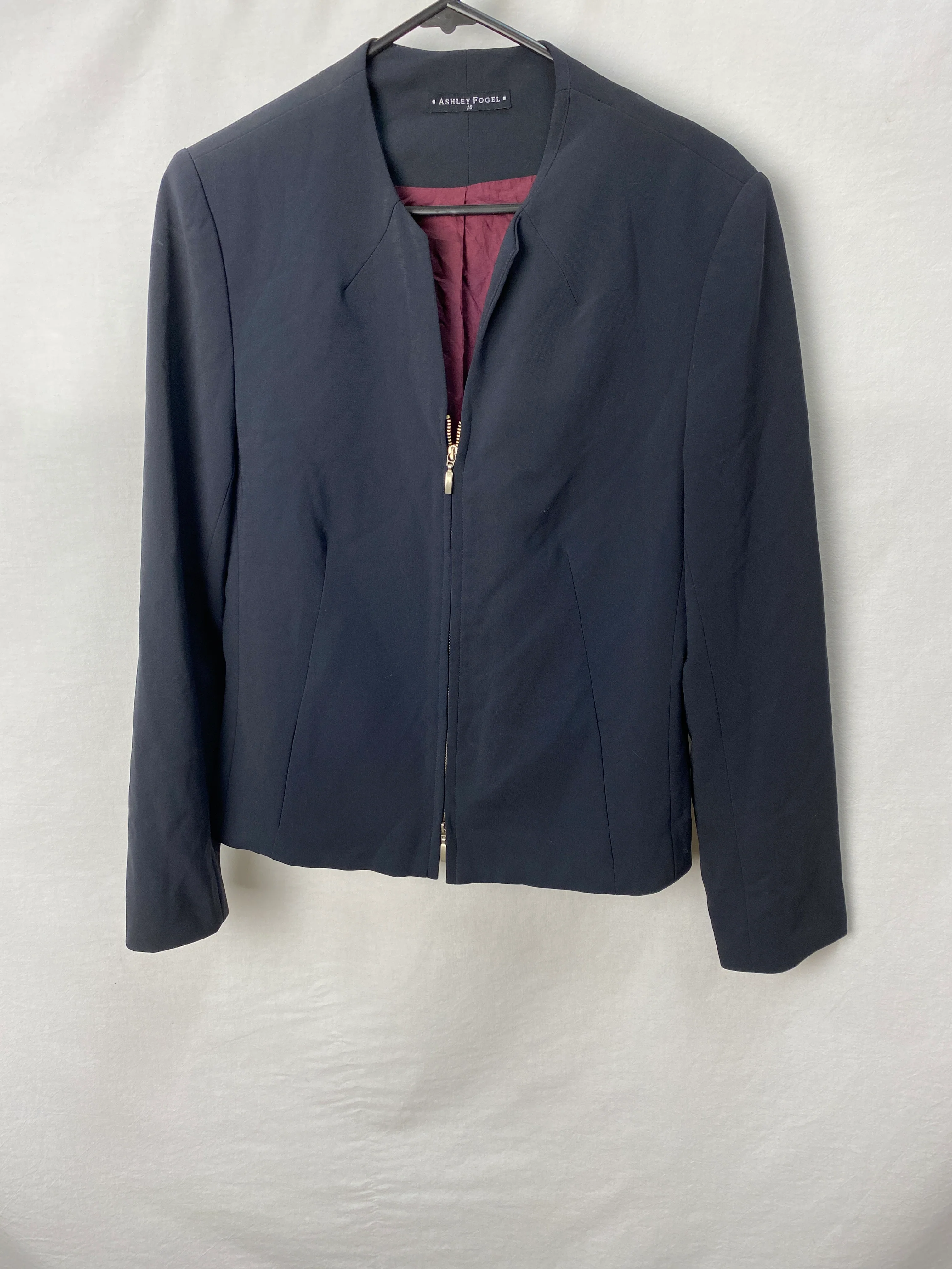Ashley Fogel Womens Jacket Size 10