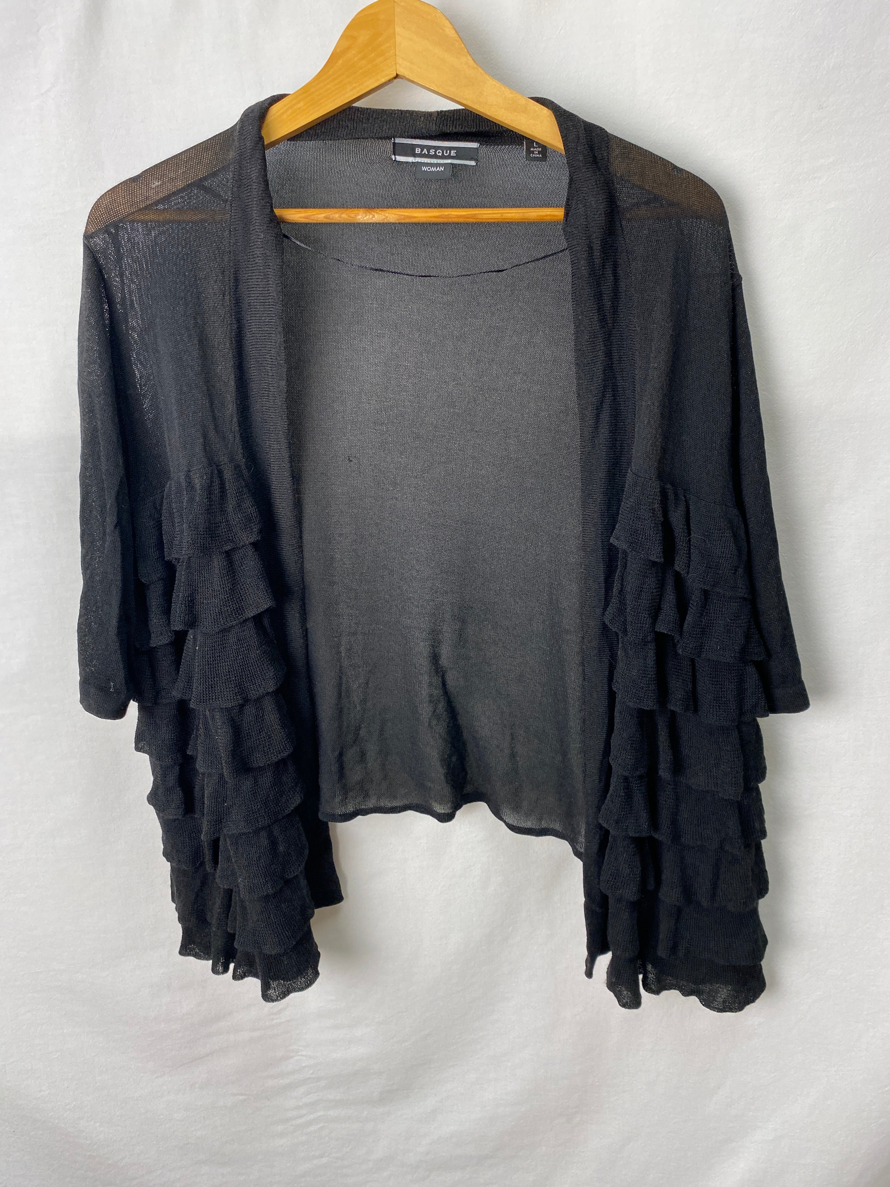 Basque Womens Overlay Top Size L
