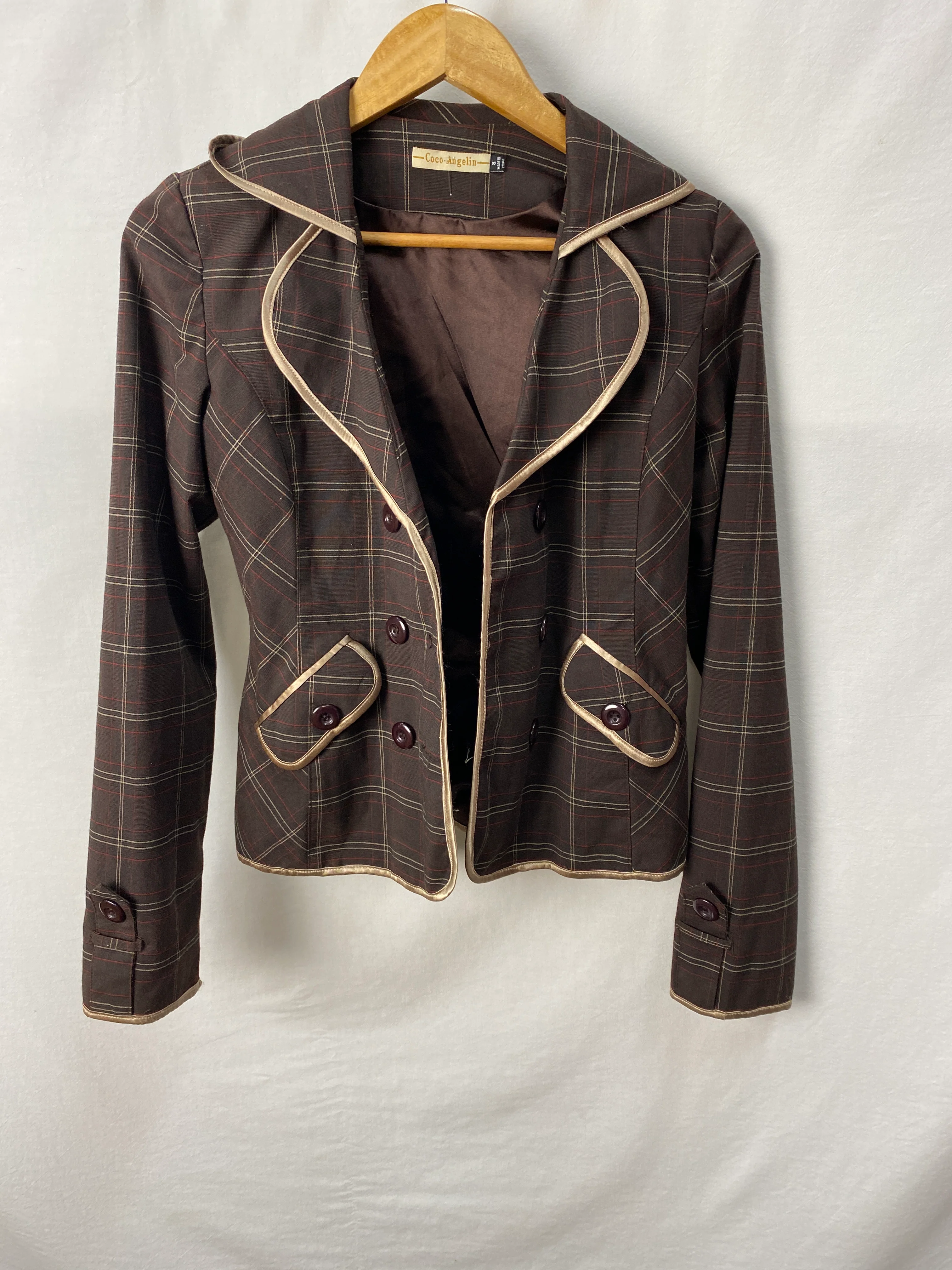 Coco Angelin Womens Jacket Size 8