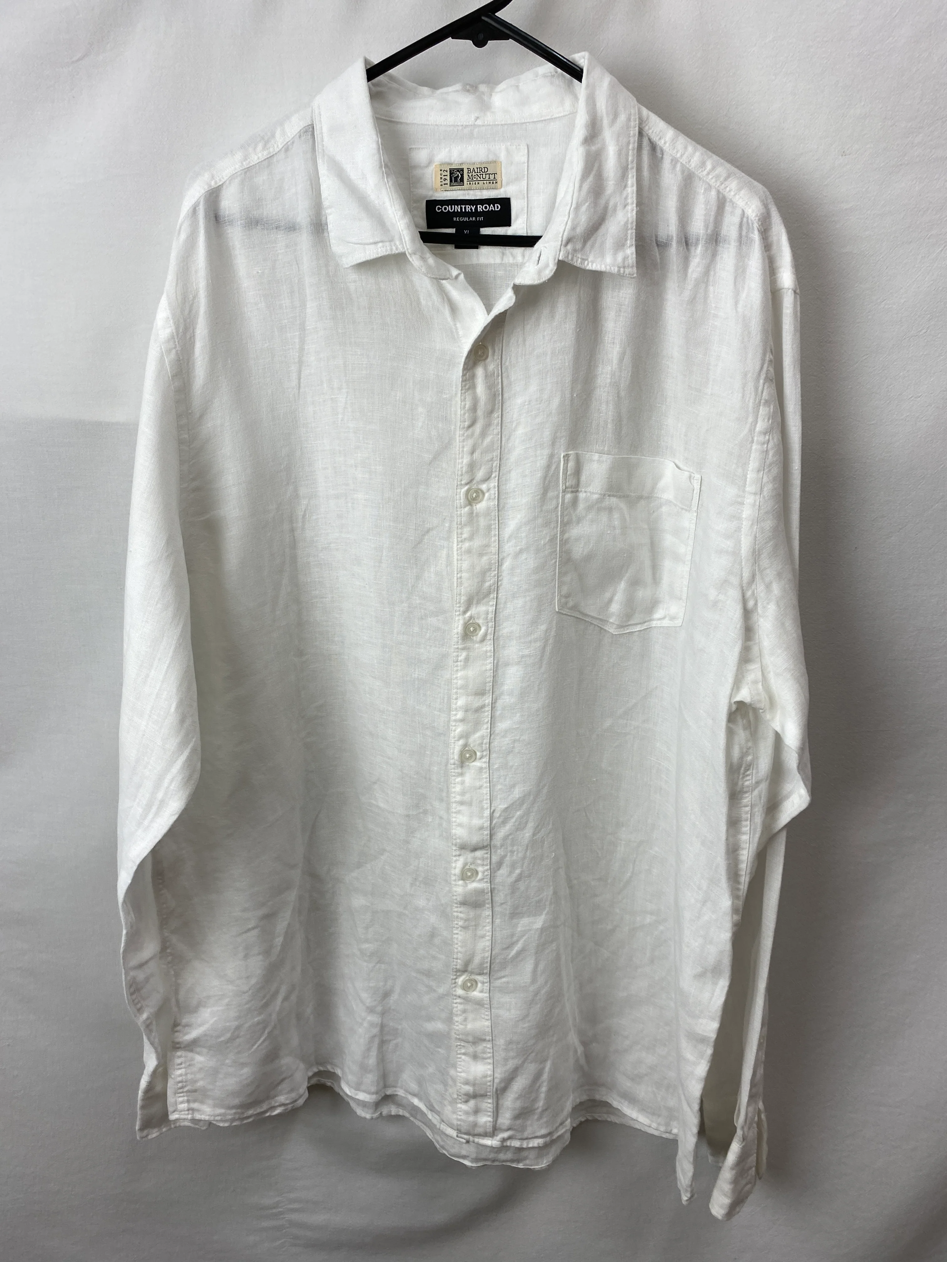 Country Road Mens Linen Shirt Size XL