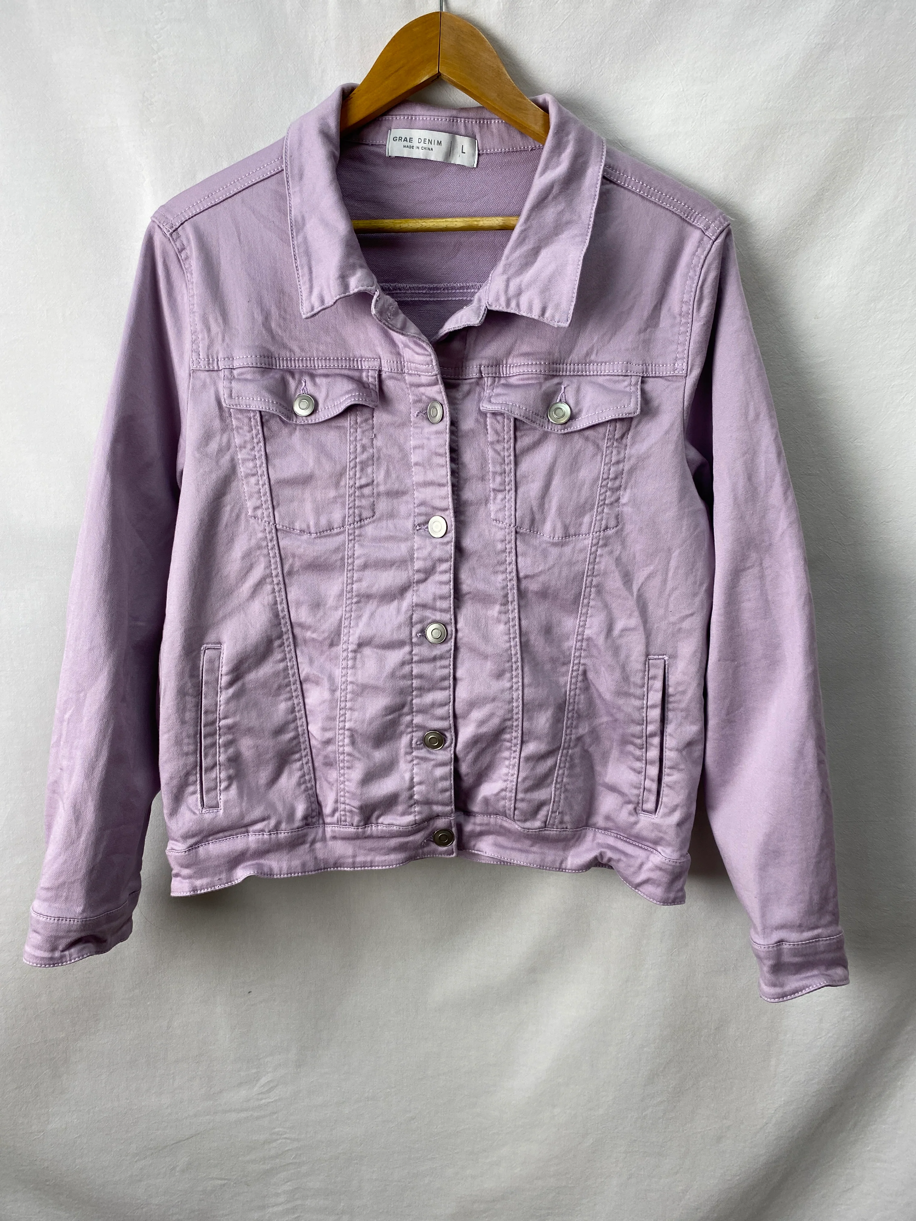 Grae Denim Womens Jacket Size L