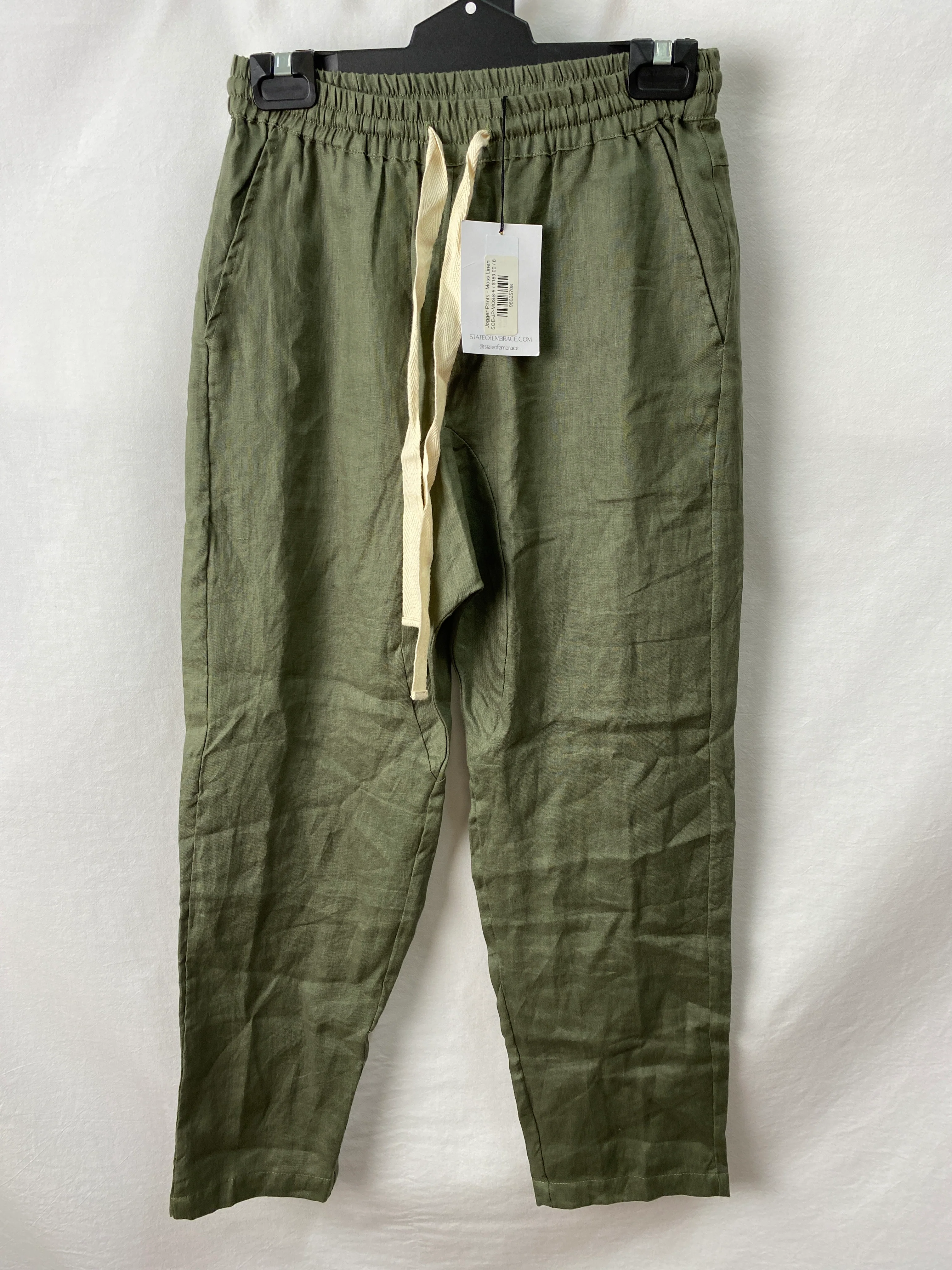 Hattie Womens Linen Pants Size 8 BNWT