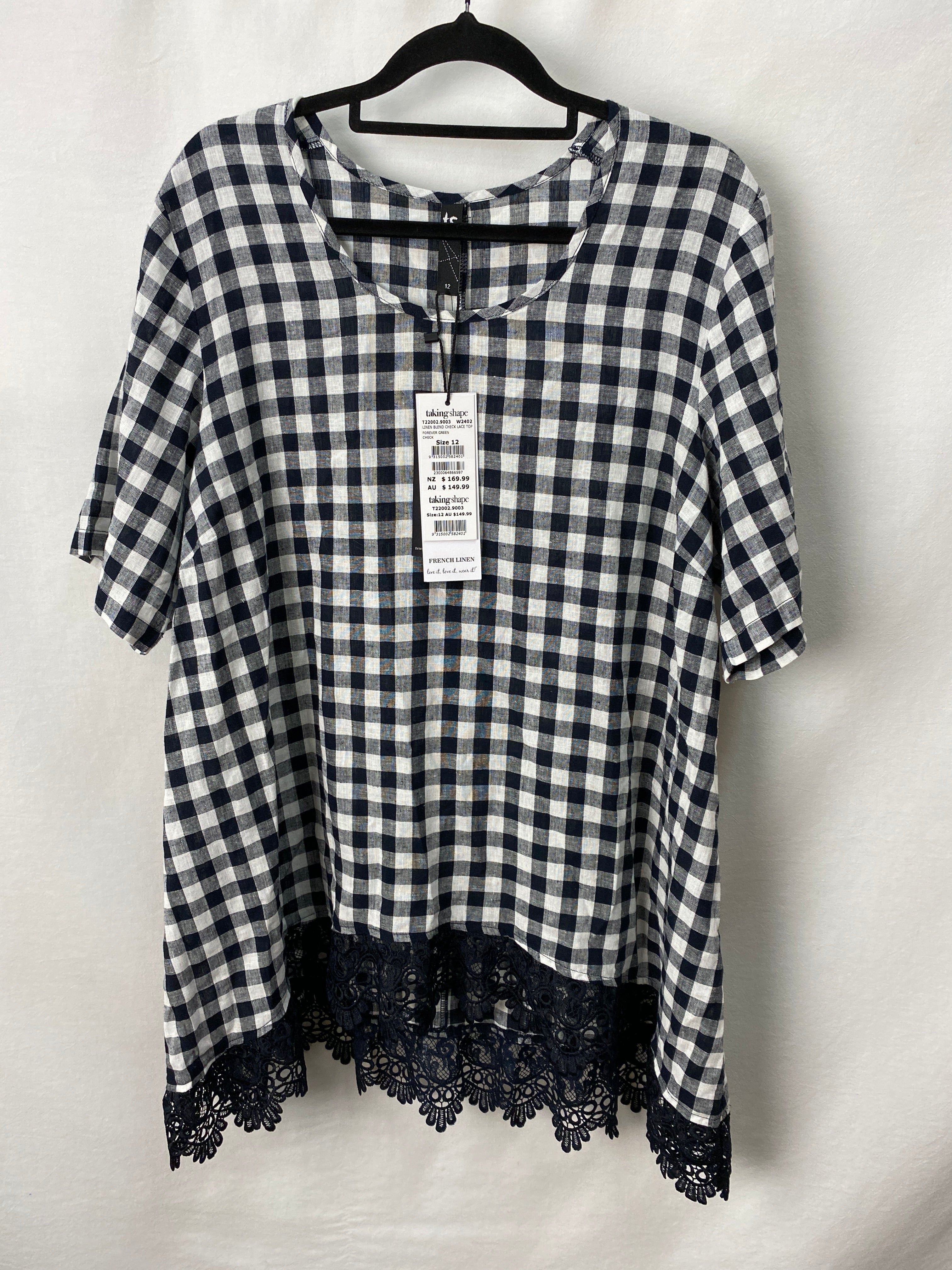 Taking Shape Womens Long Top Size 12 BNWT
