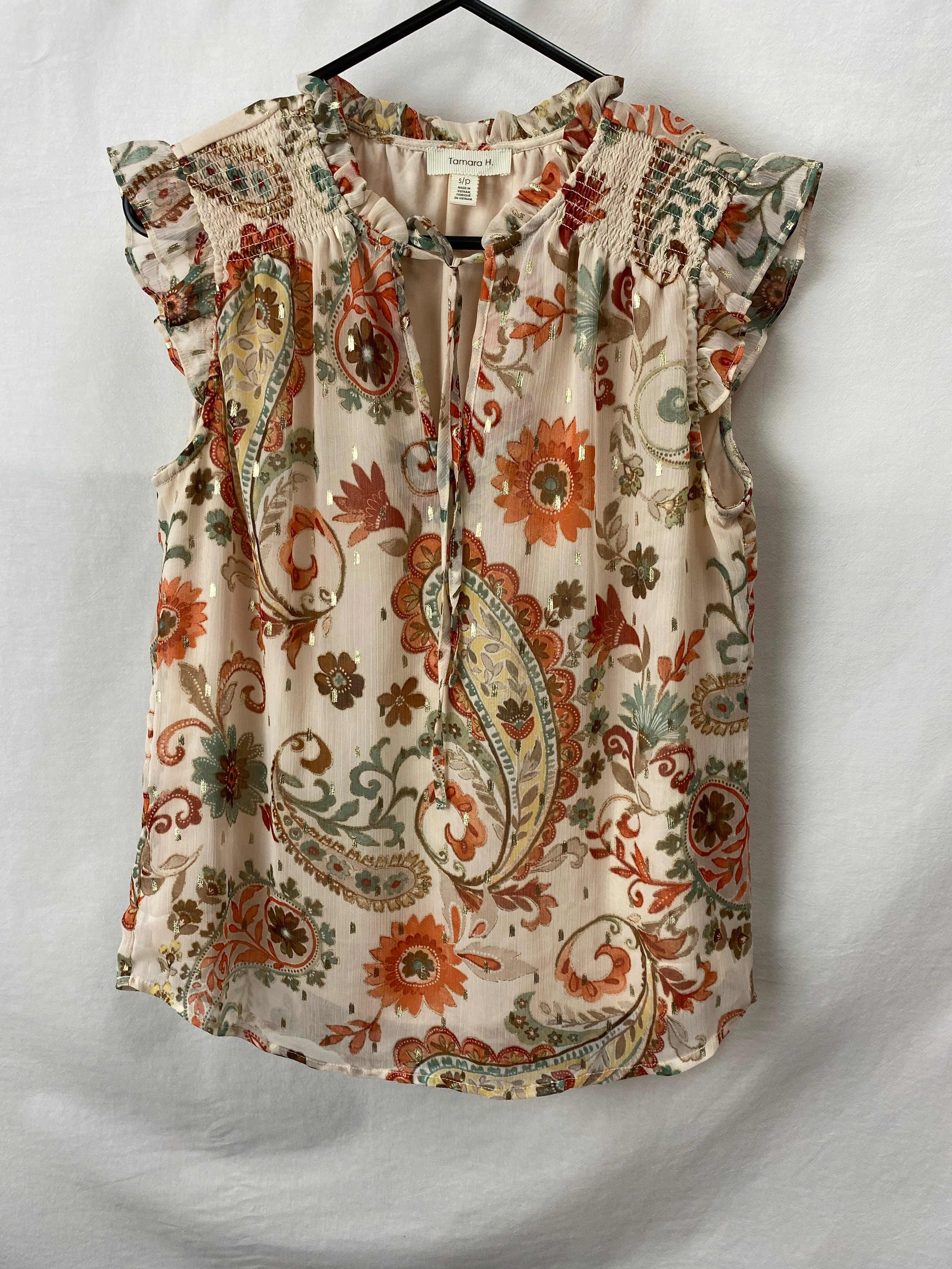 Tamara H Womens Top Size S