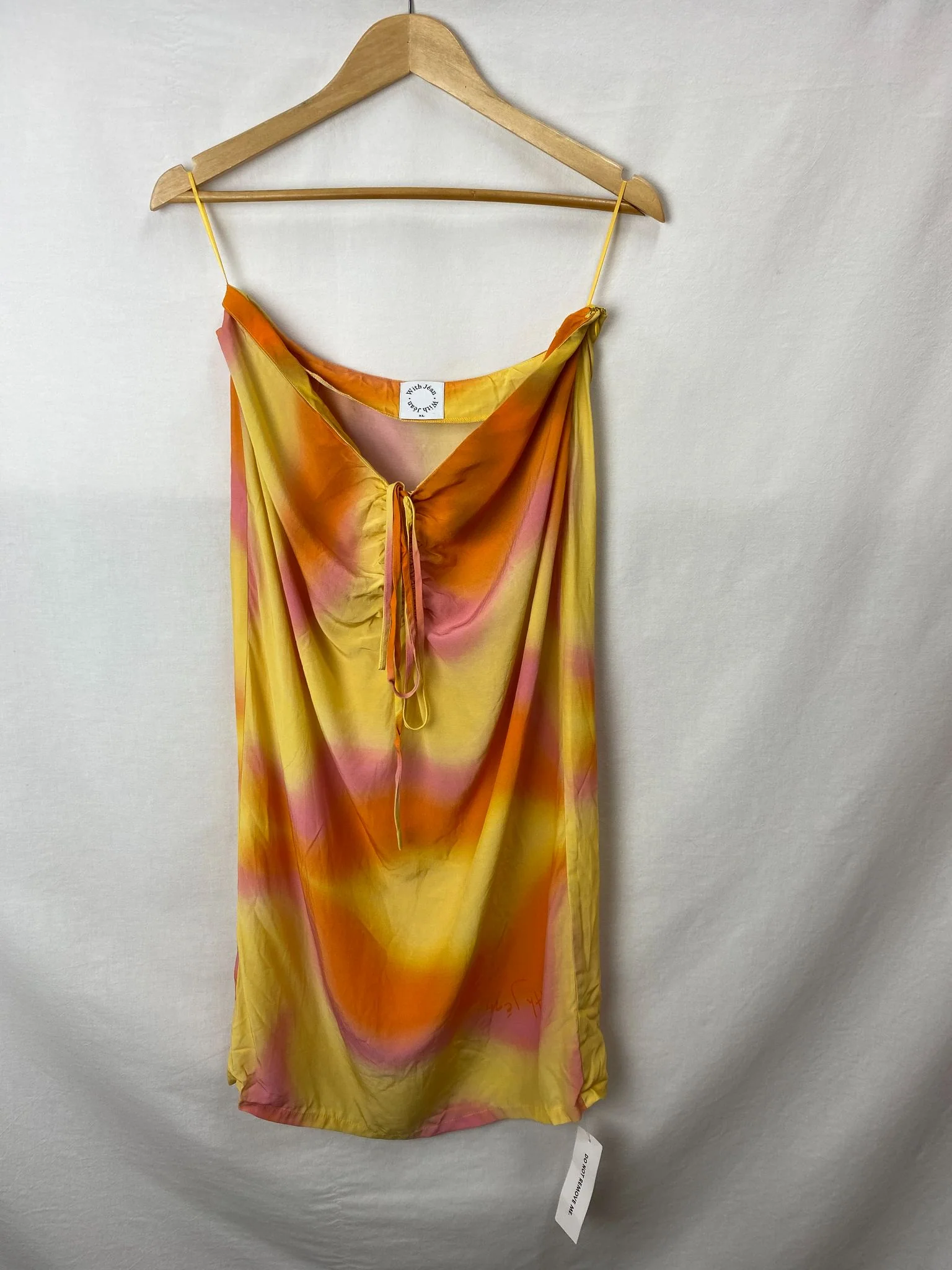 With Jean Womens Strapless Dress Size XL