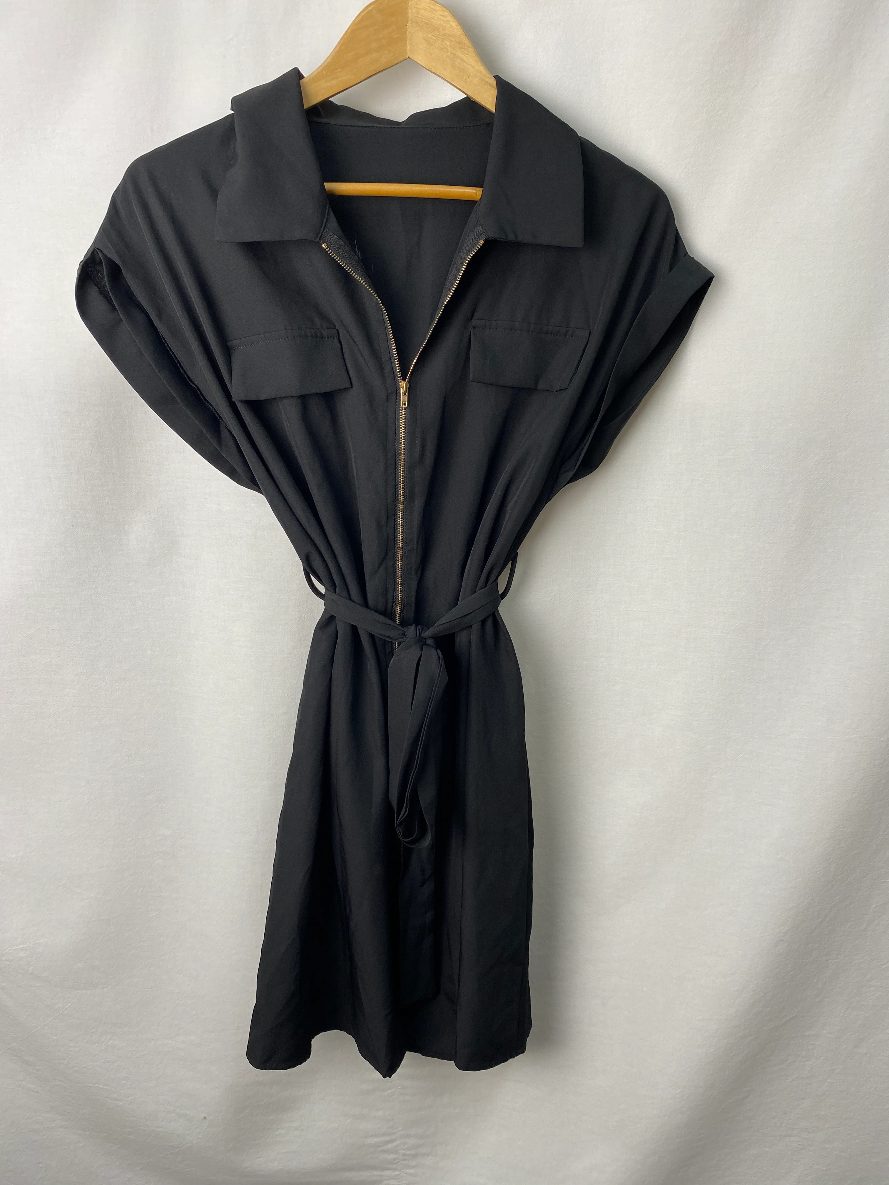 Womens Dress No Size Measures 41cm across shoulders, 90cm long